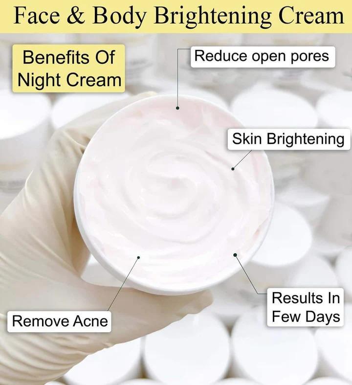 Night Cream Bright White Clear Skin