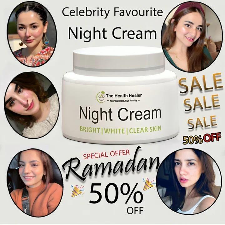 Night Cream Bright White Clear Skin